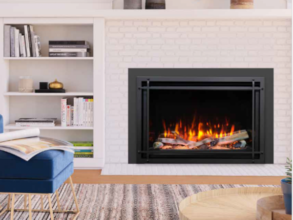 Stock Image - Kozy Heat Osseo eSeries Inserts Electric Fireplaces - Dunrite Chimney and Stove